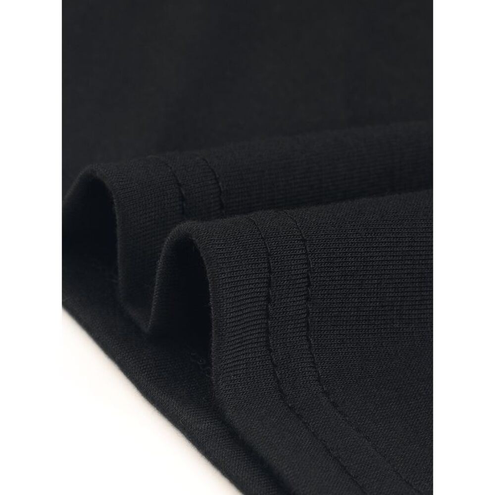 Plus Size Contrast Short Sleeve Cold Shoulder Shirts Tops Summer Blouse Black - Picture 5 of 5